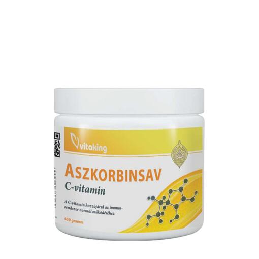 Vitaking - Ascorbinsyre Pulver (Vitamin C) 400 g