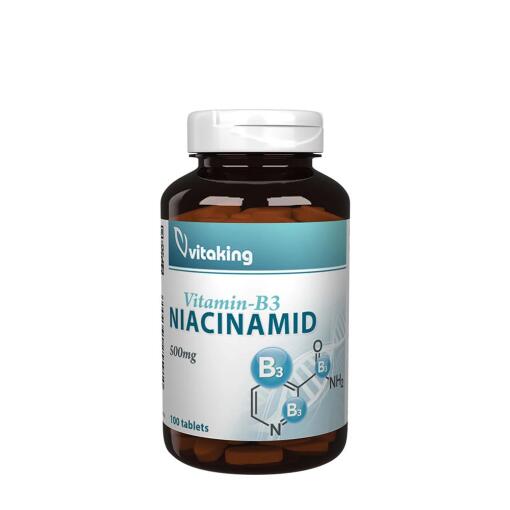 Vitaking - B3 Niacinamid 500 mg (100 tabletter)