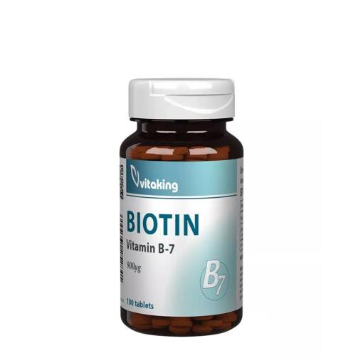Vitaking - B7 Biotin 900 mcg (100 tabletter)