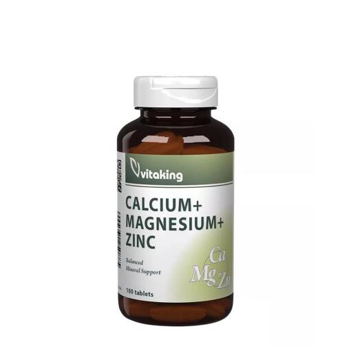 Vitaking - CalMag-Zink (Calcium + Magnesium + Zink) 100 tabletter