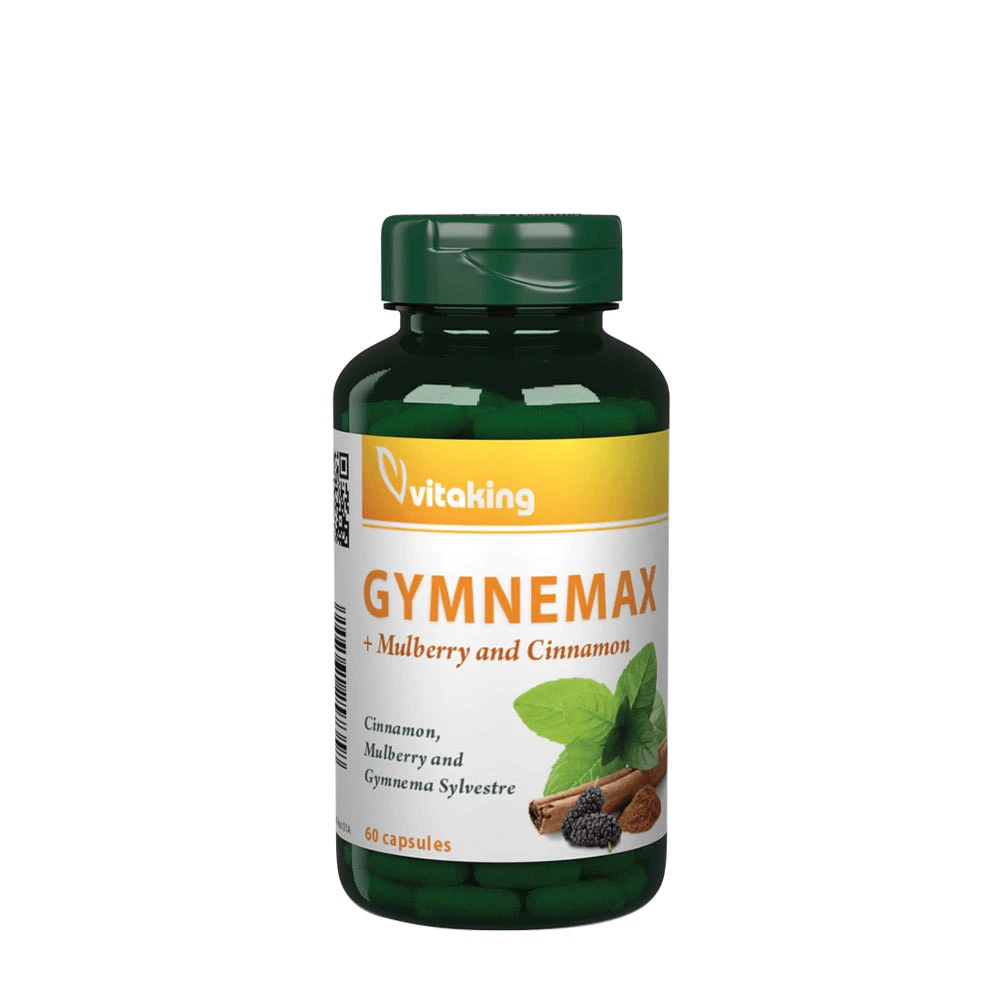 Vitaking - Gymnemax med Morbær og Kanel 750 mg (60 kapsler)
