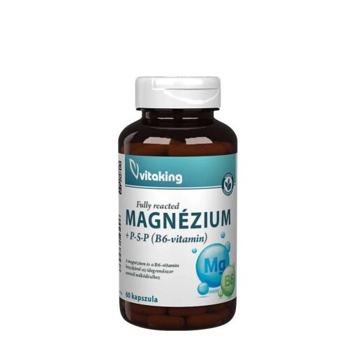 Vitaking - Magnesium Bisglycinat med Vitamin B6 (P5P) 60 Kapsler