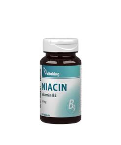 Vitaking - Niacin B-3 10 mg (100 tabletter)