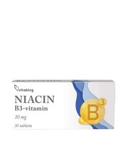 Vitaking - Niacin B-3 10 mg (30 tabletter)