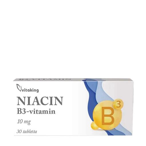 Vitaking - Niacin B-3 10 mg (30 tabletter)