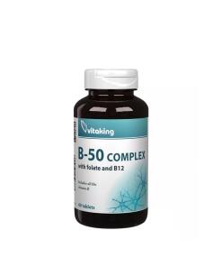 Vitaking - Vitamin B-50 Kompleks 60 Tabletter