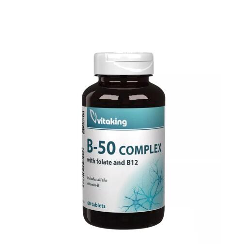 Vitaking - Vitamin B-50 Kompleks 60 Tabletter