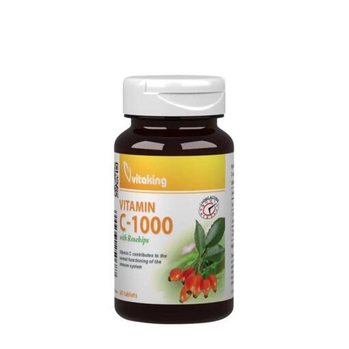 Vitaking - Vitamin C-1000 Time Release med Hyben 60 tabletter