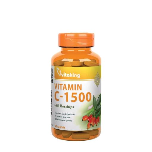 Vitaking - Vitamin C-1500 med Hyben 60 tabletter