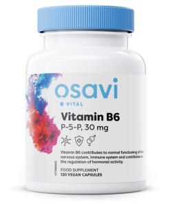 Vitamin B6 - P-5-P - 30 mg - 120 veganske kapsler