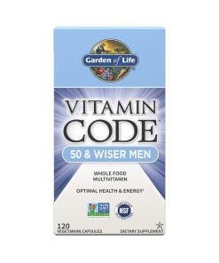 Vitamin Code 50 & Wiser Mænd - 120 kapsler