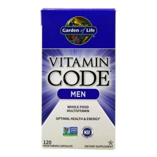 Vitamin Code Mænd - 120 vegetabilske kapsler