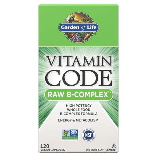 Vitamin Code Rå B-Kompleks - 120 veganske kapsler