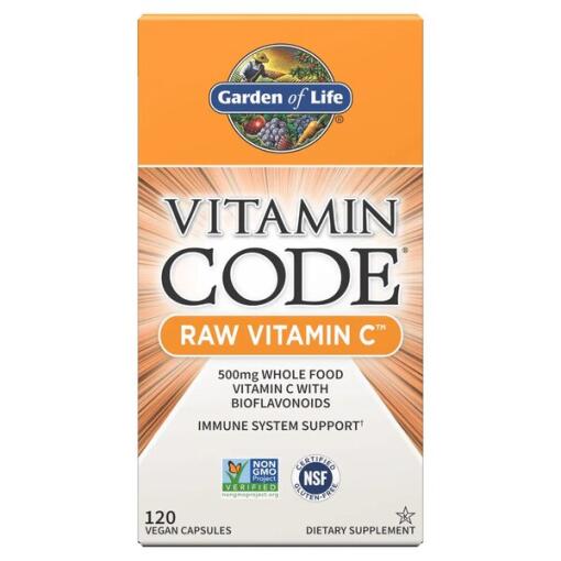 Vitamin Code Rå C-vitamin - 120 veganske kapsler