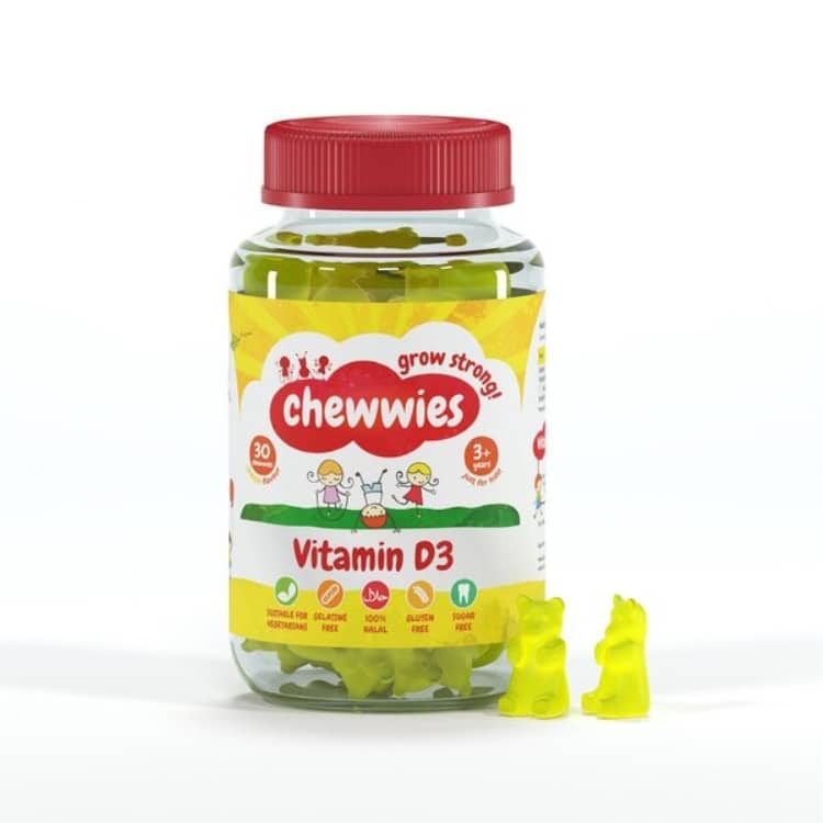 Witamina D3 o smaku cytrynowym - 30 tabletek do żucia