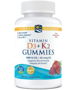 Vitamin D3+K2 Gummibamser