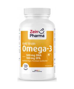 Omega-3 Gold - Hjerneudgave - 120 bløde kapsler