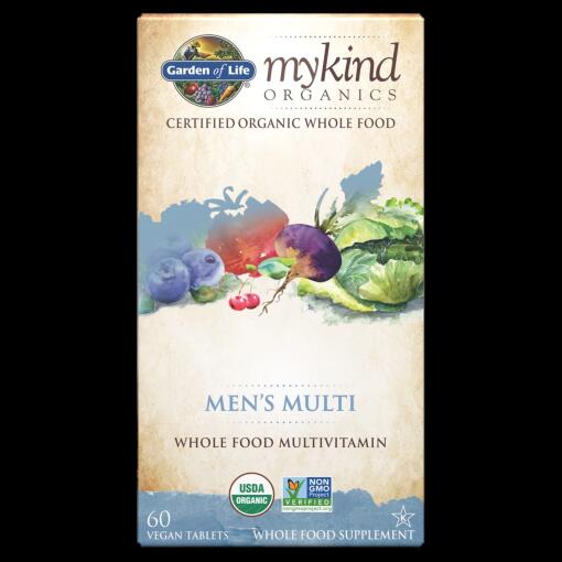 Mykind Organics Mænds Multi - 60 veganske tabletter