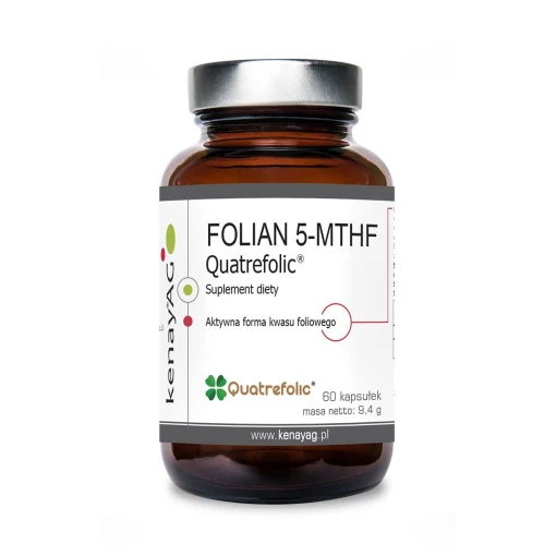 KENAY FOLATE 5-MTHF active folic acid Quatrefolic (60 caps)