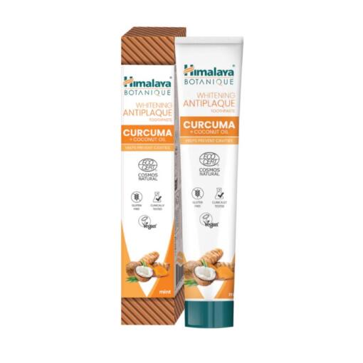 Whitening Antiplaque Toothpaste Curcuma + Coconut Oil