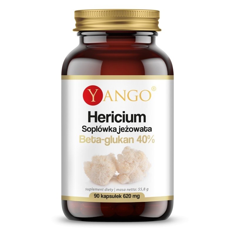 Yango - Hericium z 40% beta-glukanem (90 kapsułek)