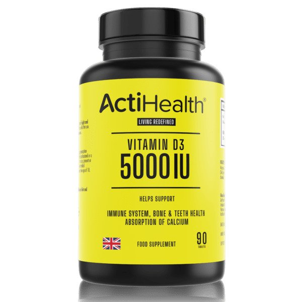 ActiHealth Witamina D3, 125 mcg - 90 tabletek