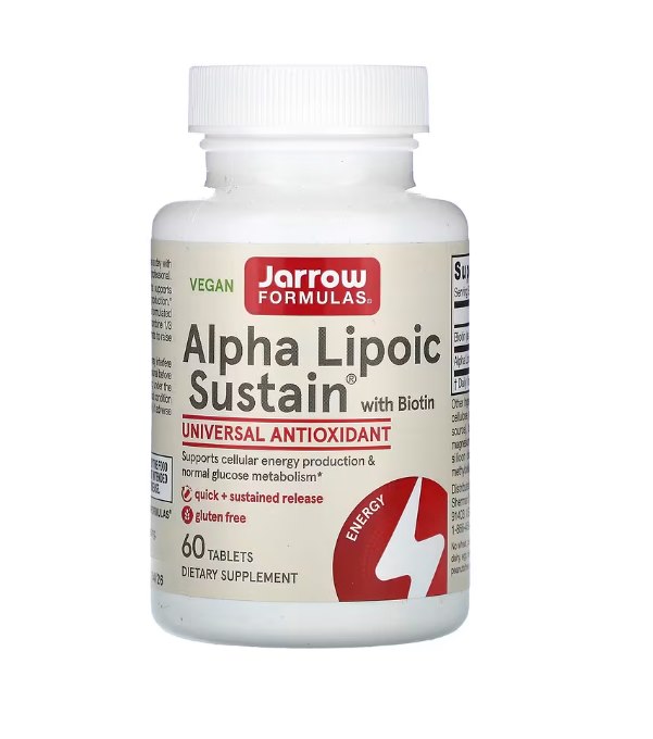 Alpha Lipoic Sustain with Biotin - 60 tabs