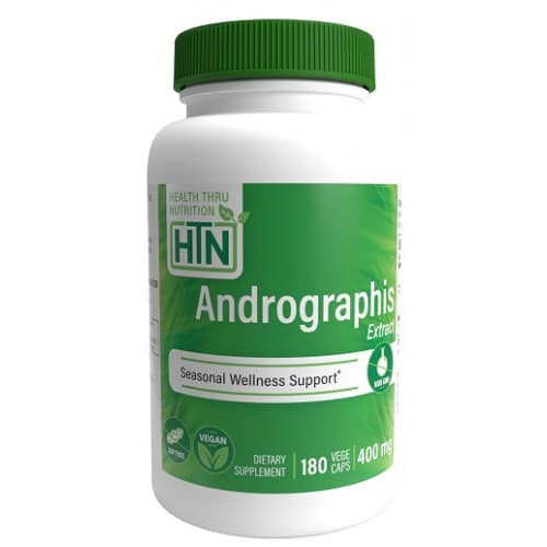 Andrographis ekstrakt, 400 mg - 180 kapsułek vege