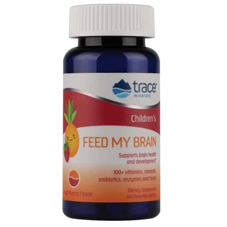 Børns Feed My Brain, Owocowy Punch - 60 tabletek do żucia