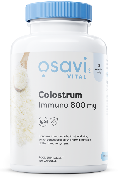 Kolostrum Immuno, 800 mg - 120 kapsułek