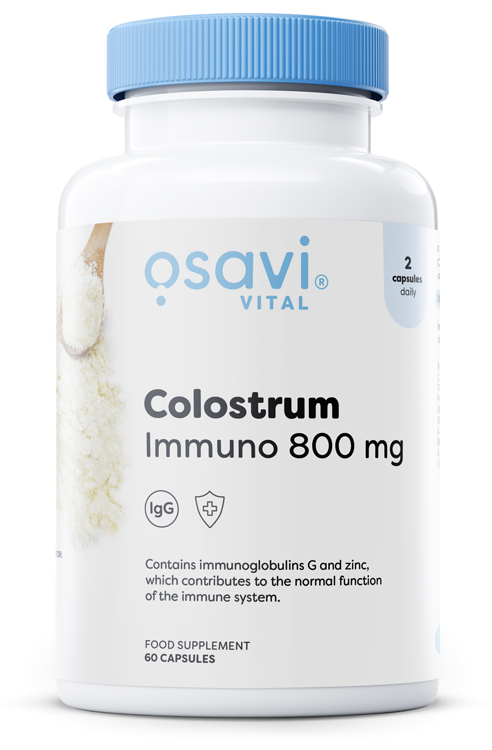 Colostrum Immuno, 800 mg - 60 kapsułek