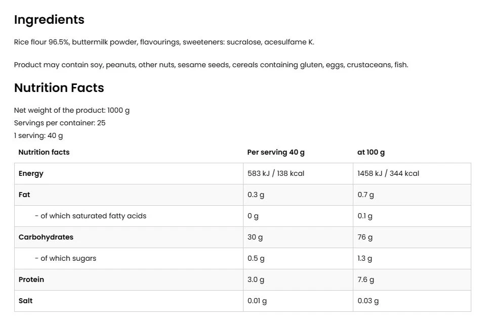 Biscuit & Salted Caramel - 1000g
