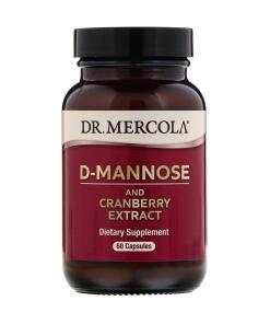 DR. MERCOLA D-mannoza z żurawiną (60 kapsułek)