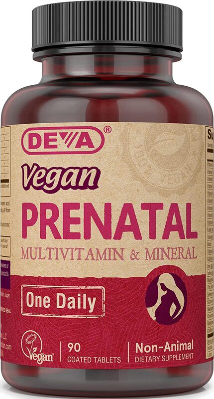 Deva - Wegański prenatalny multivitamin z minerałami, 90 tabletek - obrazek 2