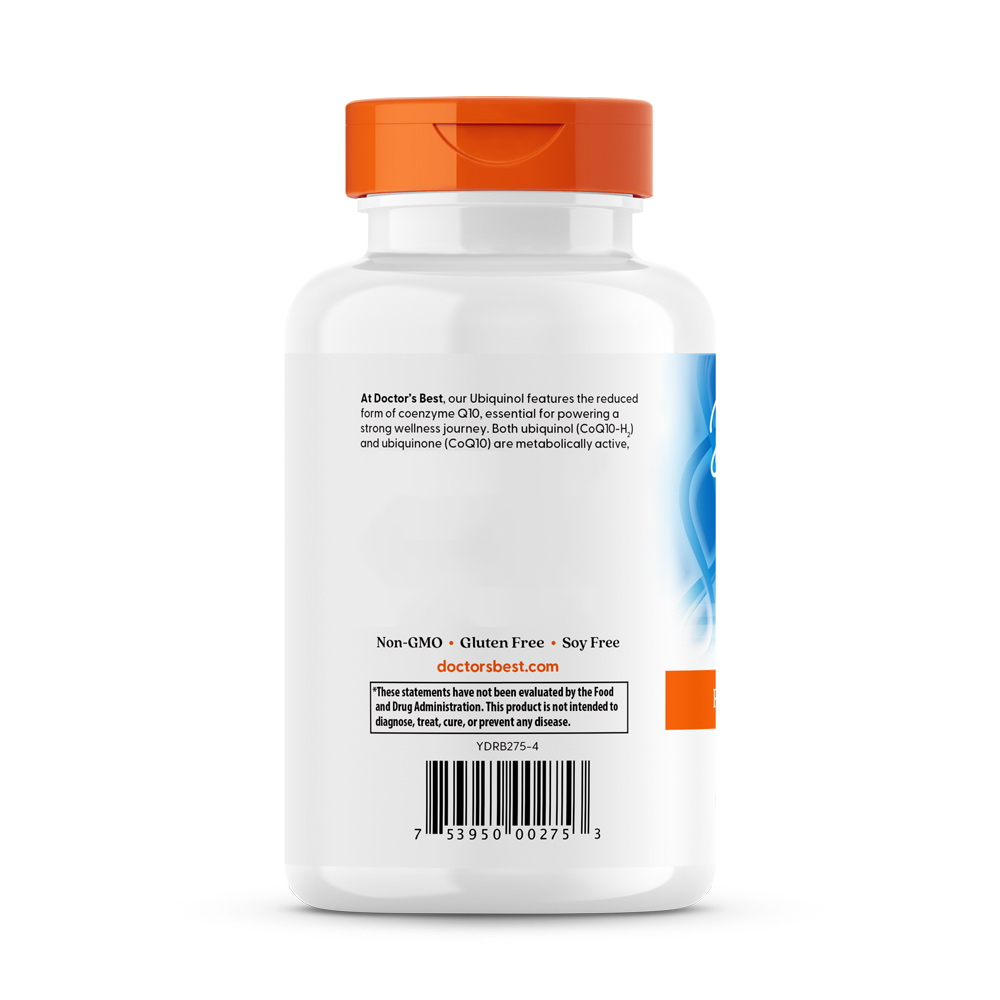 Doctor's Best - Ubichinol z Kaneka, 200 mg, 120 miękkich kapsułek - obrazek 3