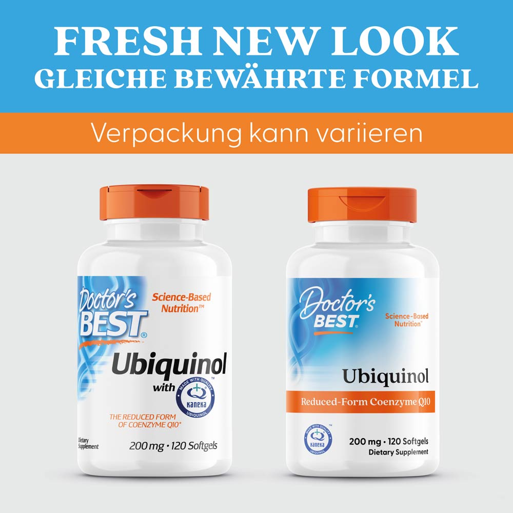 Doctor's Best - Ubichinol z Kaneka, 200 mg, 120 miękkich kapsułek - obrazek 5
