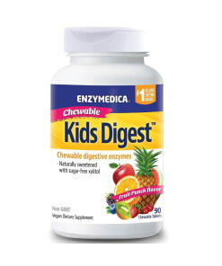 Enzymedica Kids Digest żuwalny punch owocowy 90 tabletek do żucia