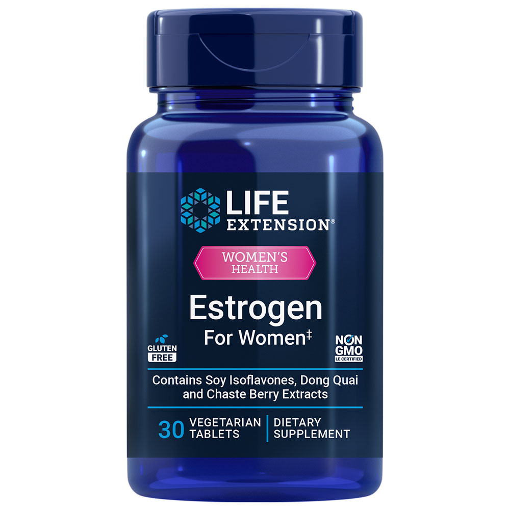 Estrogen dla kobiet - 30 tabletek wegetariańskich - obrazek 4