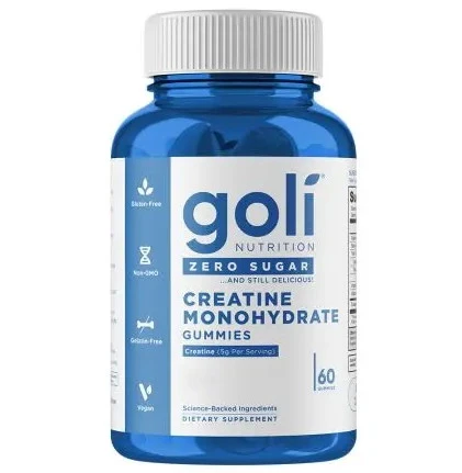 GOLI NUTRITION Kreatyna Monohydrat bez cukru (60 żelek)