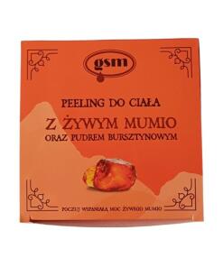 GSM Peeling do ciała z żywym Mumio i pyłem bursztynu (200 ml)