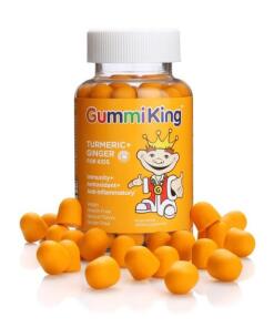 GUMMIKING Kurkuma + Imbir dla dzieci (60 żelków)