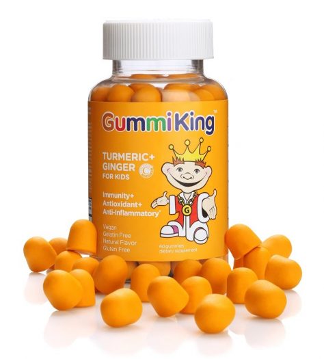 GUMMIKING Kurkuma + Imbir dla dzieci (60 żelków)