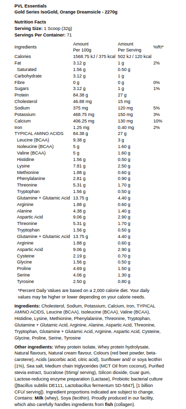 Orange Dreamsicle - 2270g