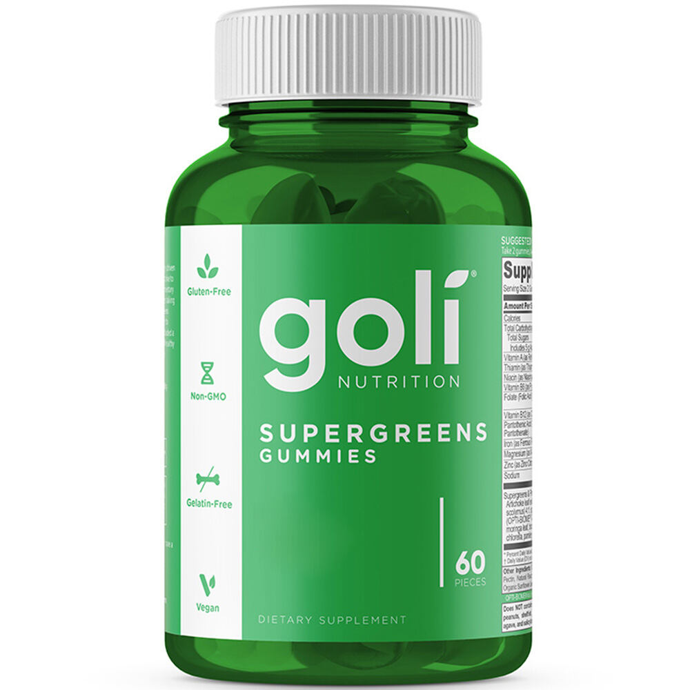 Goli Nutrition - Goli Nutrition SuperGreens, 60 żelków - obrazek 2