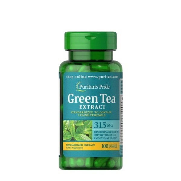 Grøn Te Ekstrakt - 100 kapsler