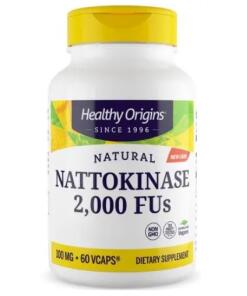 HEALTHY ORIGINS naturalna nattokinaza 2000 FU (60 kapsułek)