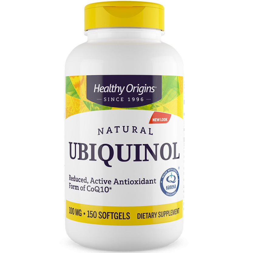 Healthy Origins - Naturalny Ubichinol 100 mg, 150 miękkich kapsułek - obrazek 2