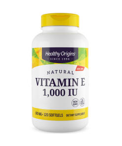 Healthy Origins Natural Vitamin E 1000 IU 120 softgelek