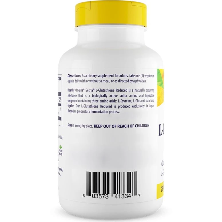 Healthy Origins - Zredukowany L-glutation Setria, 250 mg, 150 kapsułek - obrazek 4