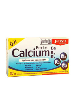 JutaVit Calcium Forte + Ca/K2/D3 - wapń K2 D3 (30 tabletek)